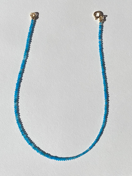 Blue Apatite Necklace